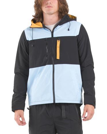 Woven Color Block Shell Jacket for Men Product Image