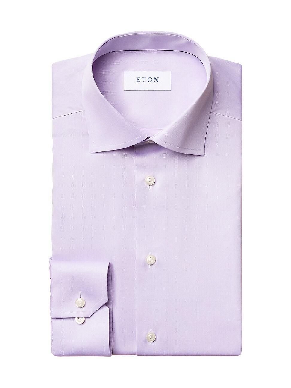 Mens Contemporary-Fit Twill Dress Shirt Product Image