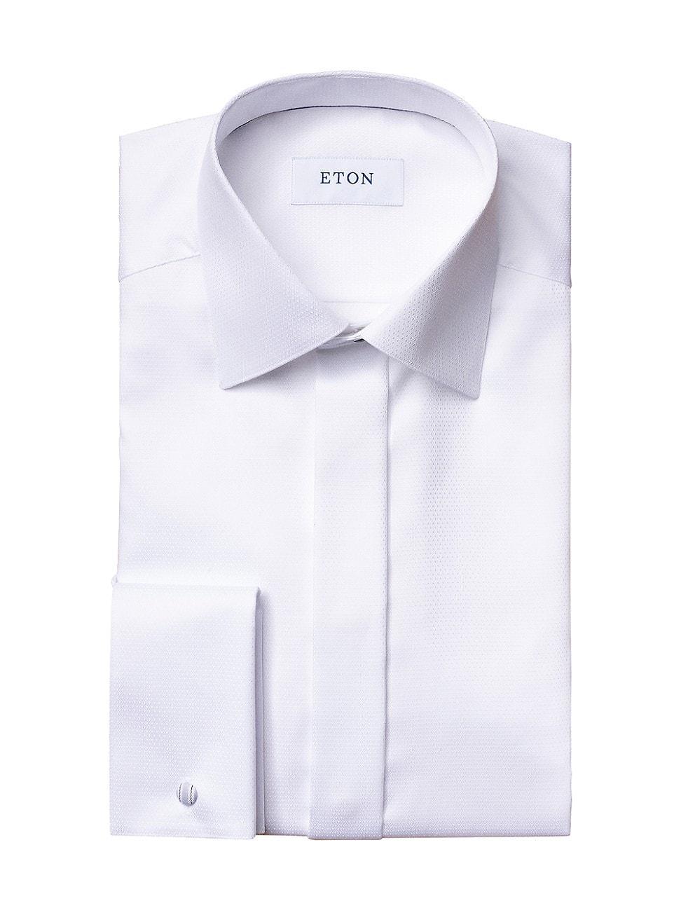 Eton Contemporary Fit Cotton Tuxedo Shirt Product Image