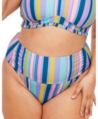 Plus Size Rainey Swimwear High Waist Bikini Panty Product Image