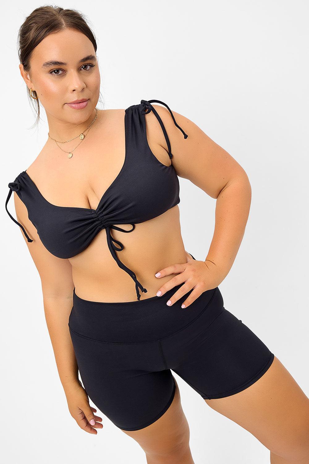 Speedy High Waist Biker Short - Black Product Image