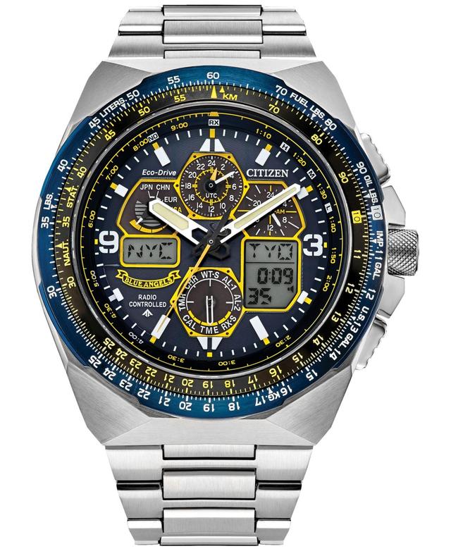 Citizen Mens Promaster Skyhawk A-T Chronograph Stainless Steel Bracelet Watch Product Image