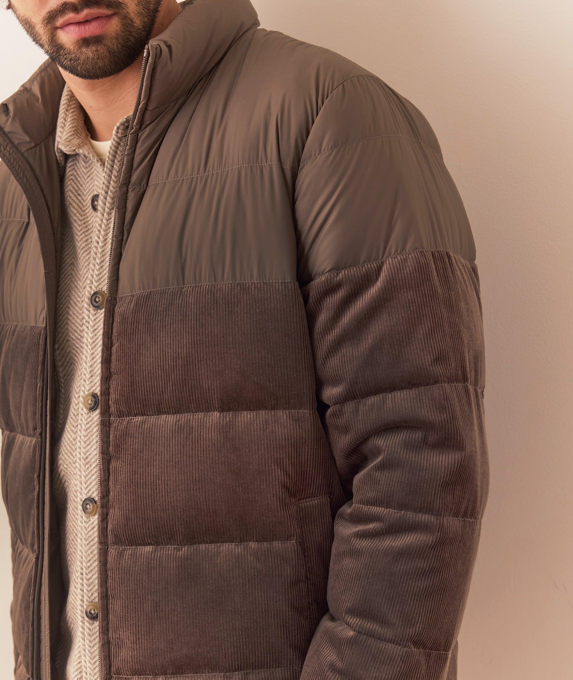 Miles Corduroy Puffer Jacket Product Image