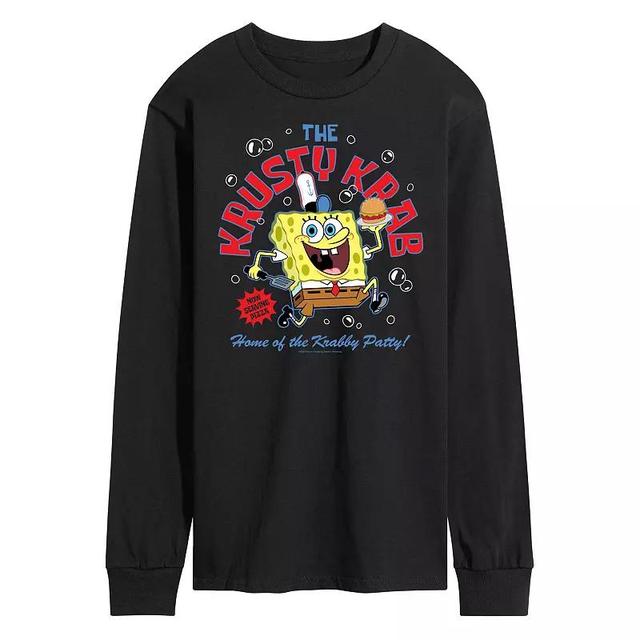 Mens Nickelodeon SpongeBob Squarepants Krusty Krab Long Sleeve Product Image