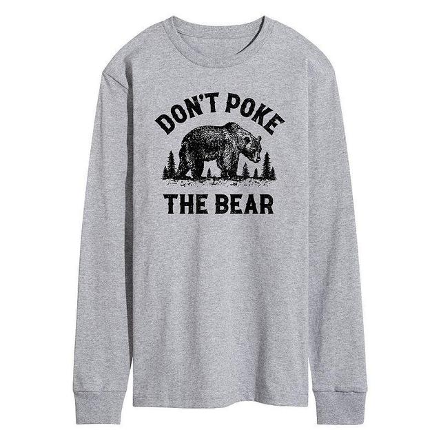 Mens Dont Poke The Bear Long Sleeve Graphic Tee Product Image