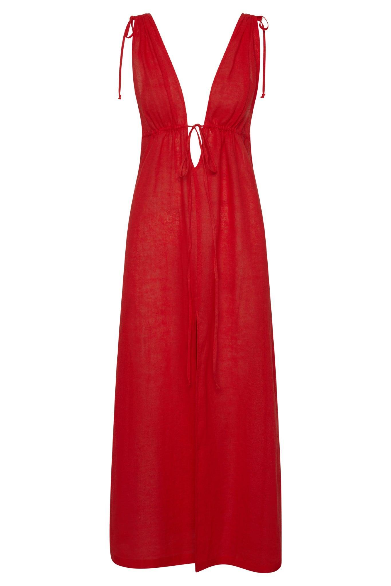 Mallorca Dress - Chili Pepper Product Image