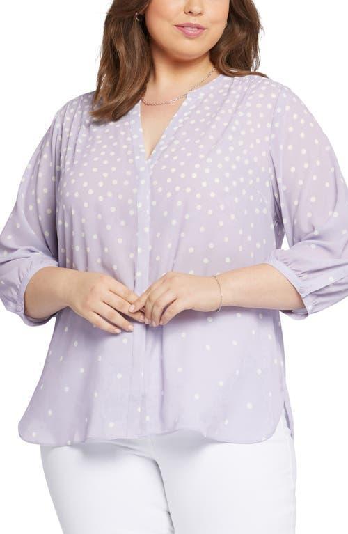 NYDJ Semisheer Pintuck Blouse Product Image