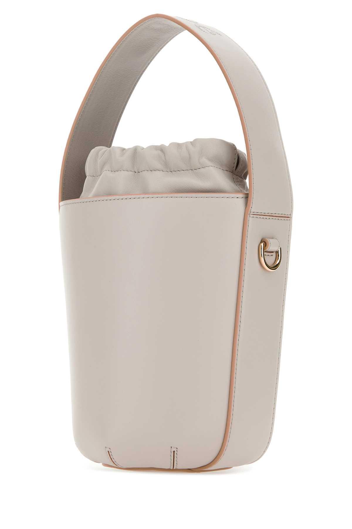 Chloe Woman Light Pink Leather Bucket Bag Product Image