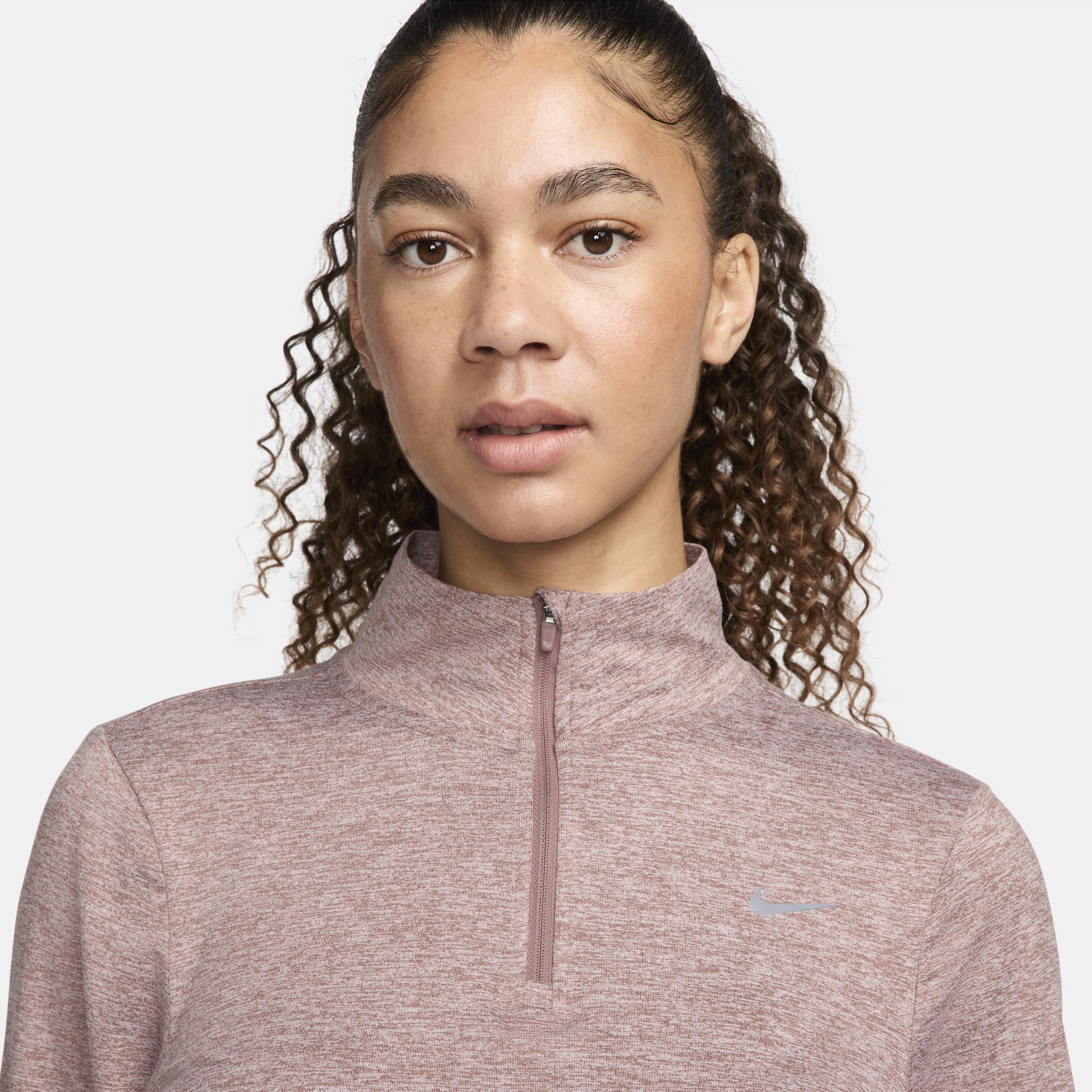 Nike Womens Swift Element UV Protection 1/4-Zip Running Top Product Image