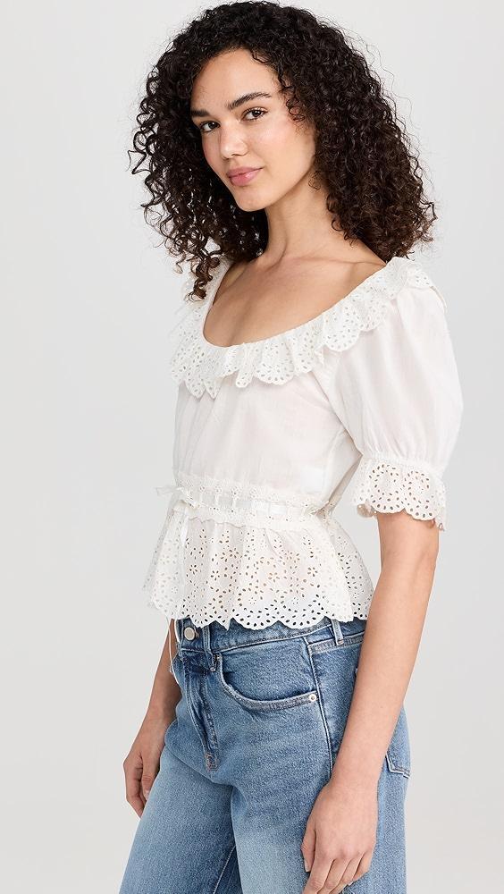 RIXO Elna Top | Shopbop Product Image