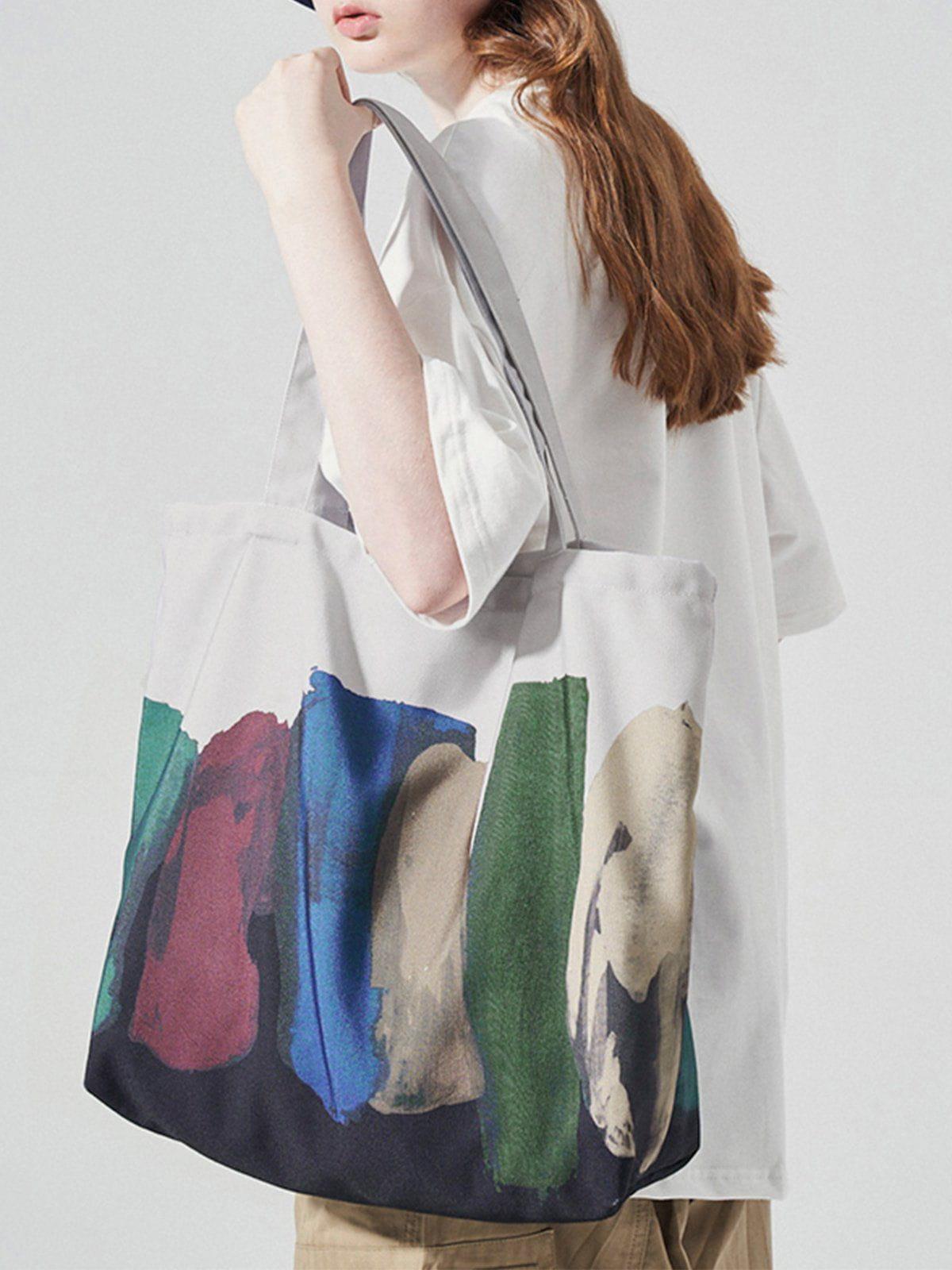 Graffiti Canvas Shoulder Bag Bag Product Image