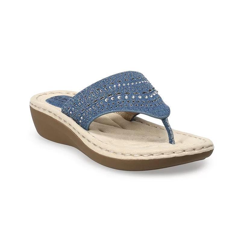 Cliffs by White Mountain Comate Womens Thong Sandals Product Image