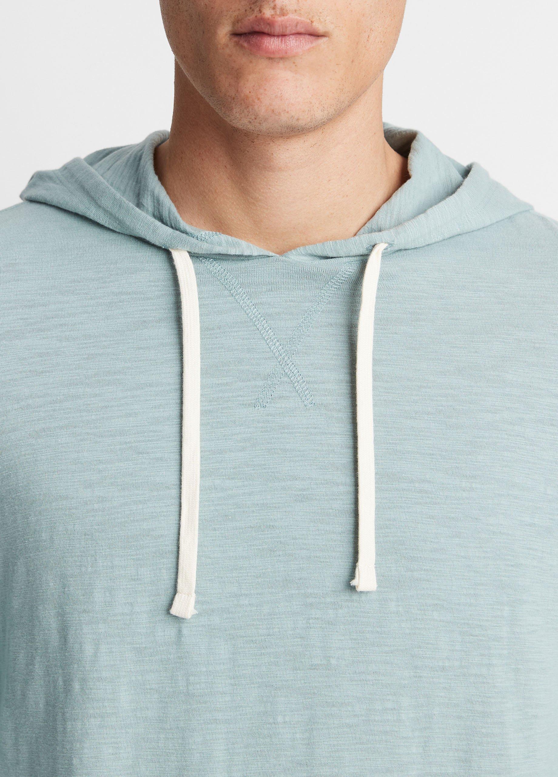 Textured Cotton Hoodie Product Image