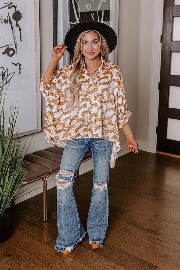 Fiercely In Love Oversized Button Up Product Image