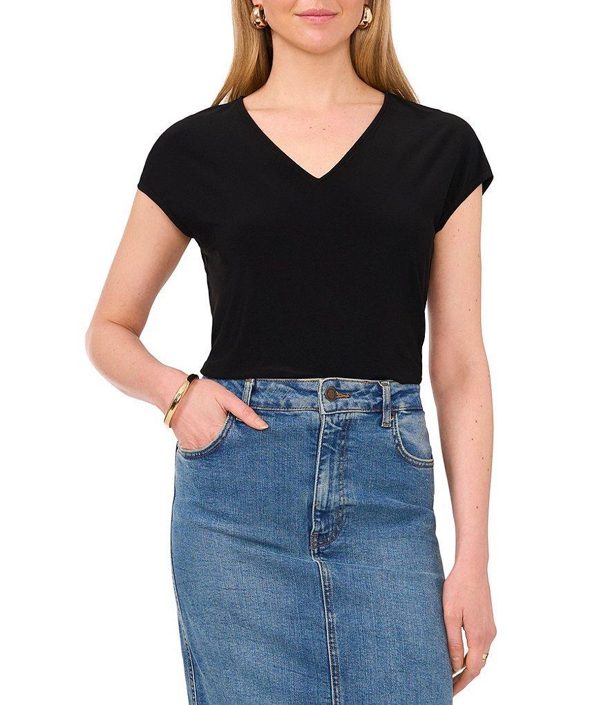 Vince Camuto V-Neck Short Sleeve Blouse product image