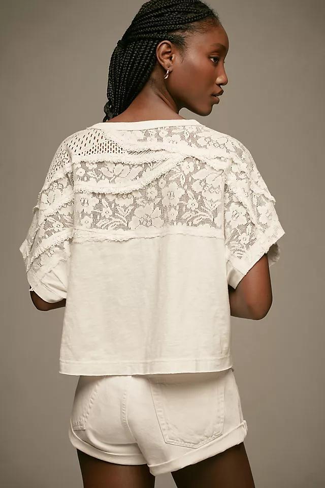 Pilcro Lace Torn Tee Product Image