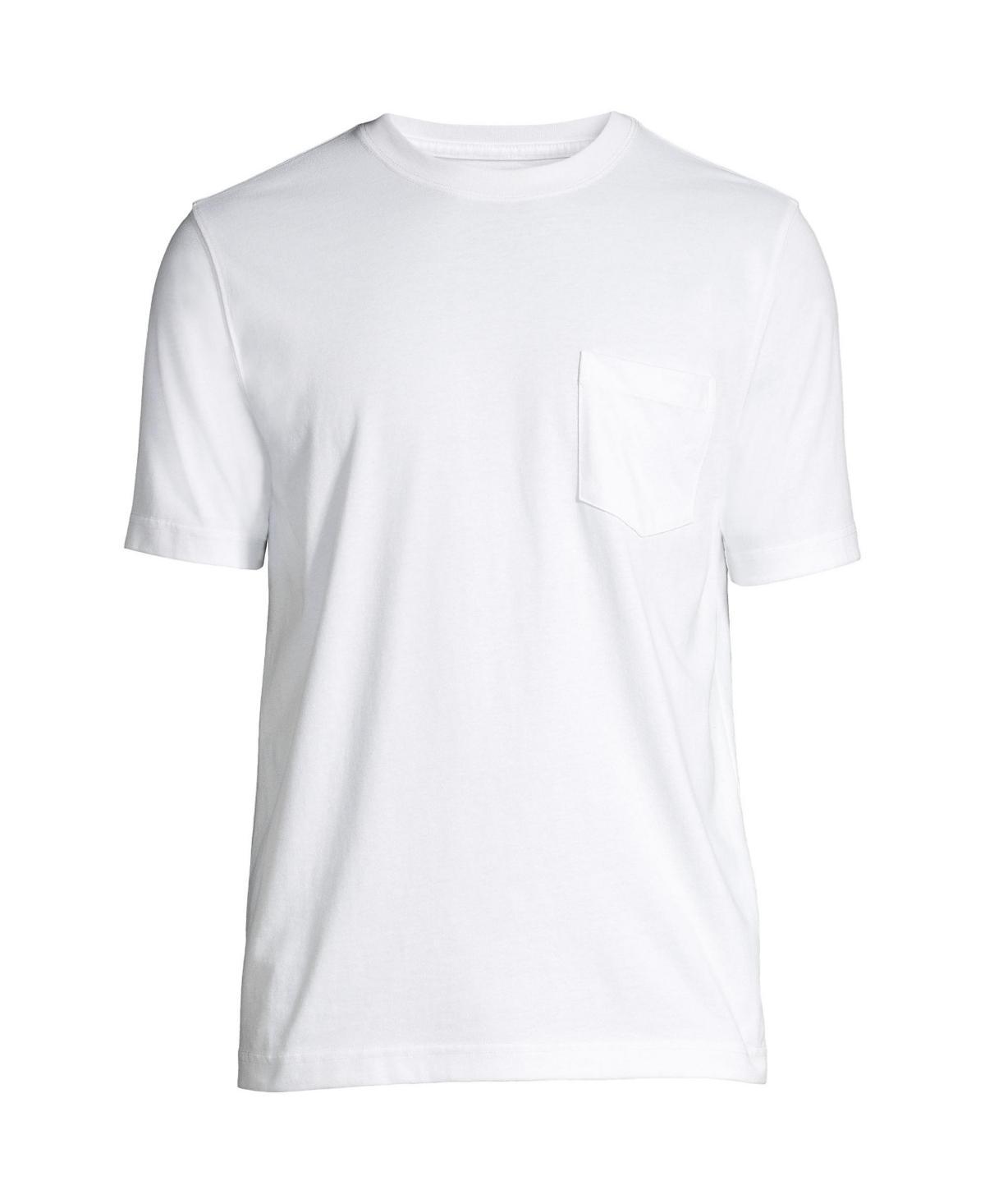 Mens Lands End Super-T Short Sleeve T-Shirt with Pocket Product Image