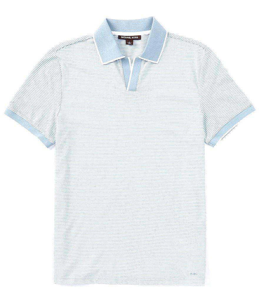 Michael Kors Vacation Stripe Short Sleeve Polo Shirt Product Image