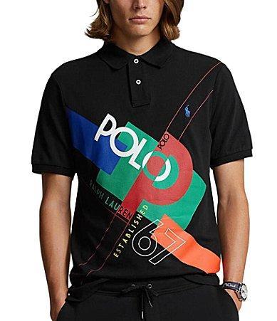 Polo Ralph Lauren Classic-Fit Logo Short Sleeve Mesh Polo Shirt Product Image