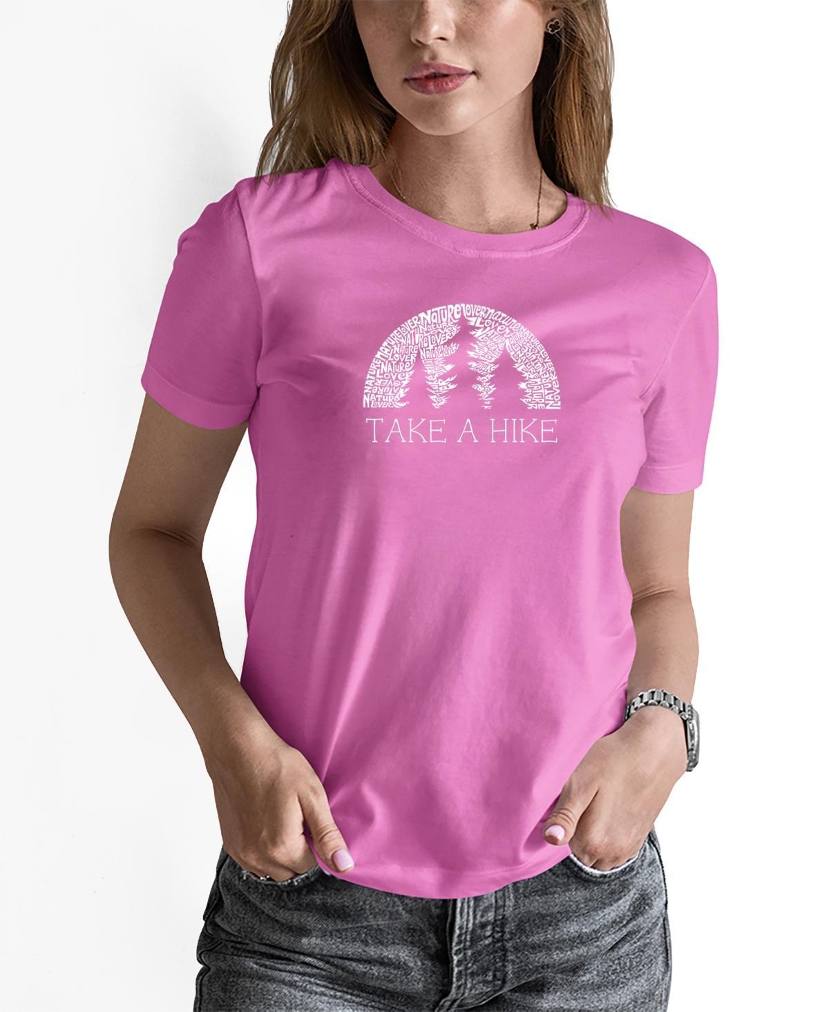 La Pop Art Womens Nature Lover Word Art T-shirt Product Image