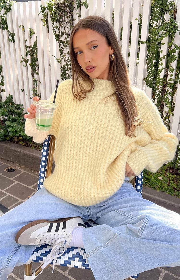 Ace Yellow Oversized Sweater product image