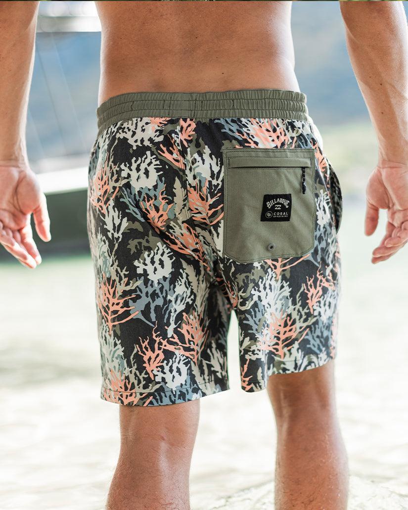 Coral Gardeners 17" Layback Swim Trunks - Multi Male Product Image