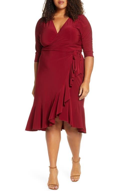 Kiyonna Whimsy Wrap Dress Product Image