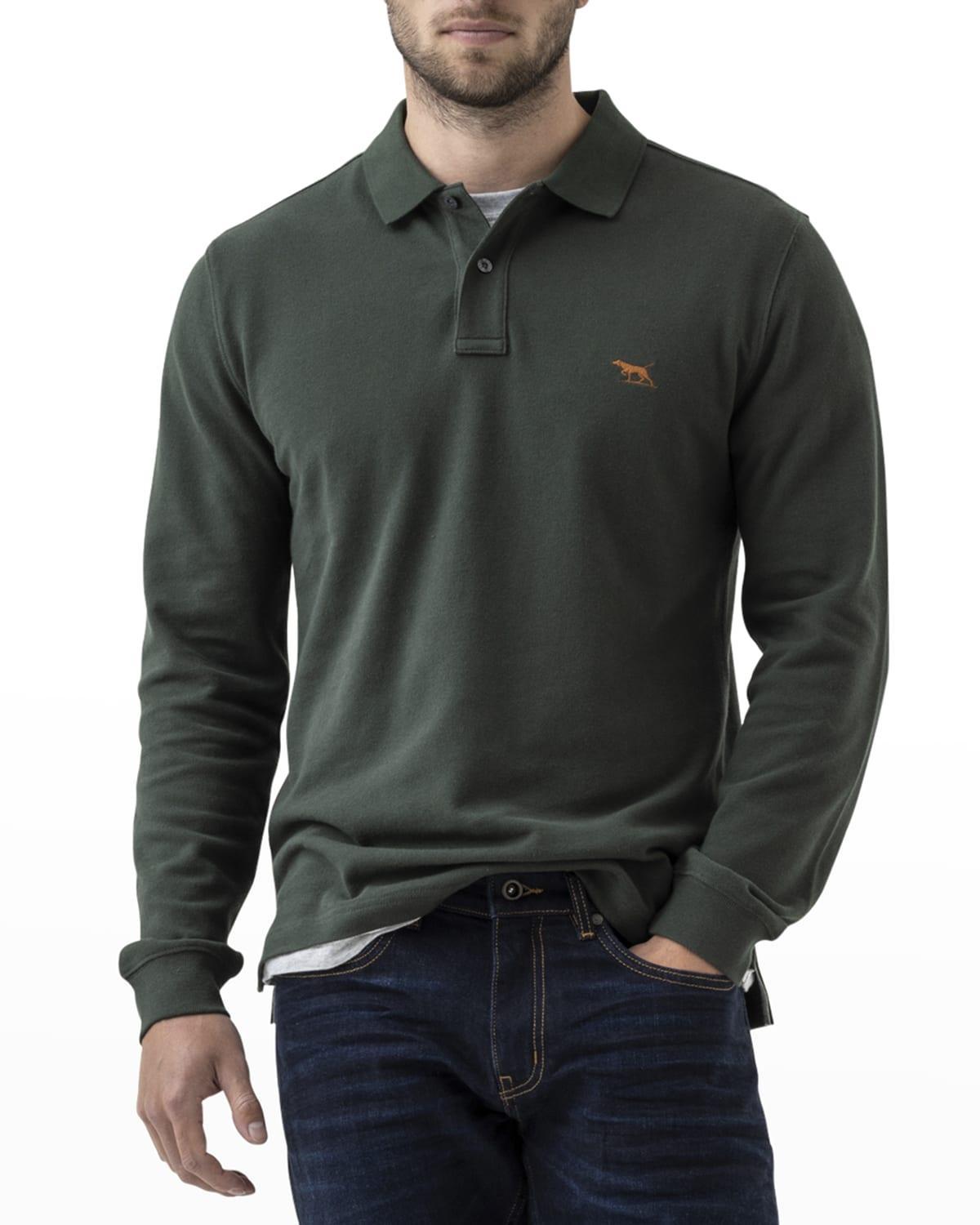 Rodd & Gunn Gunn Long Sleeve Polo Shirt Product Image