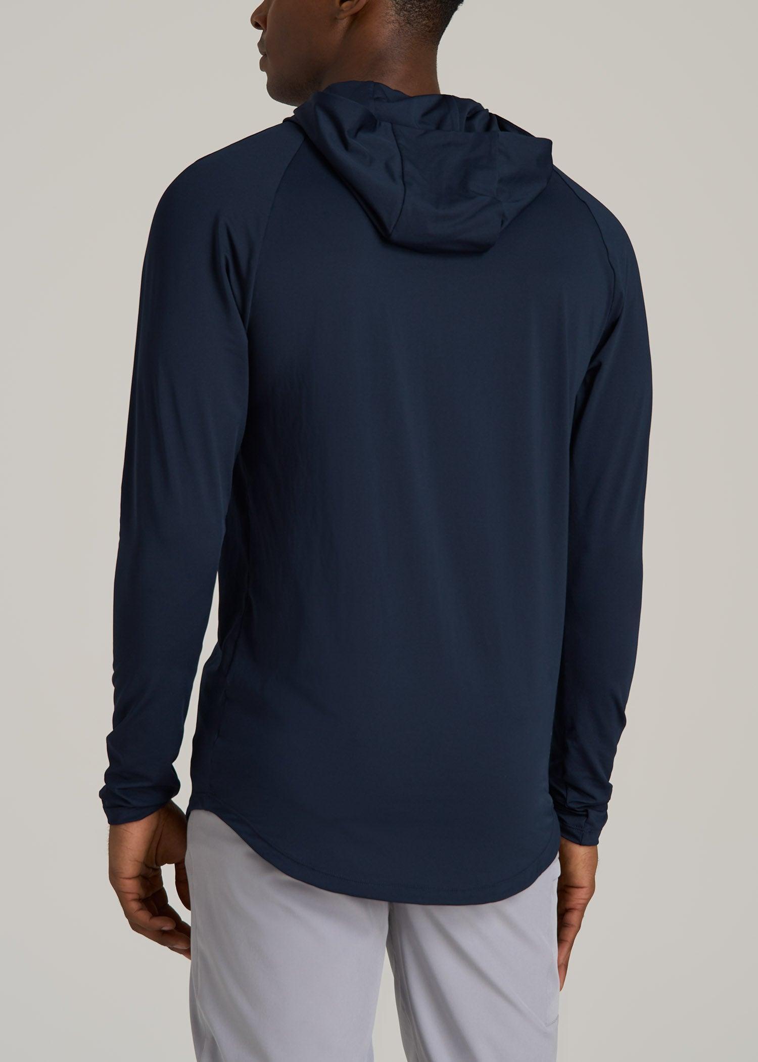 Men's A.T. Performance Training Tall Hoodie in Evening Blue Male Product Image