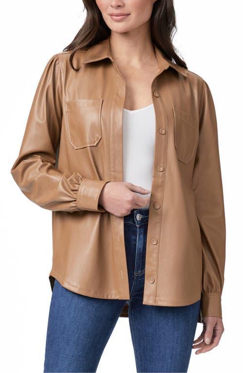 Paige Mattie Shacket (Toffee Bronze) Women's Clothing Product Image