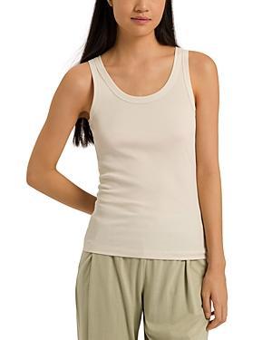 Womens Sleep And Lounge Ribbed Cotton Tank Top Product Image