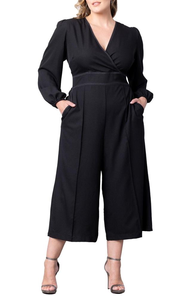 Tessa Cropped Wide-Leg Jumpsuit - Plus Product Image