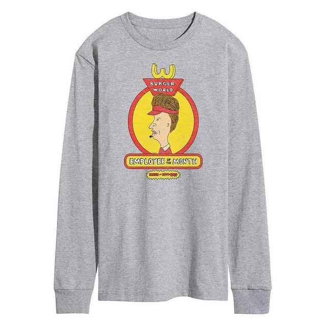 Mens Beavis And Butthead Employee Of The Month Long Sleeve Tee Product Image