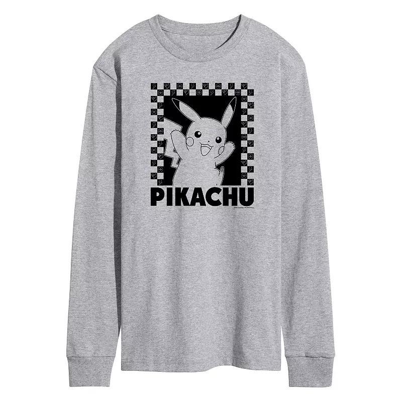 Mens Pokemon Pikachu Checker-Frame Tee Product Image