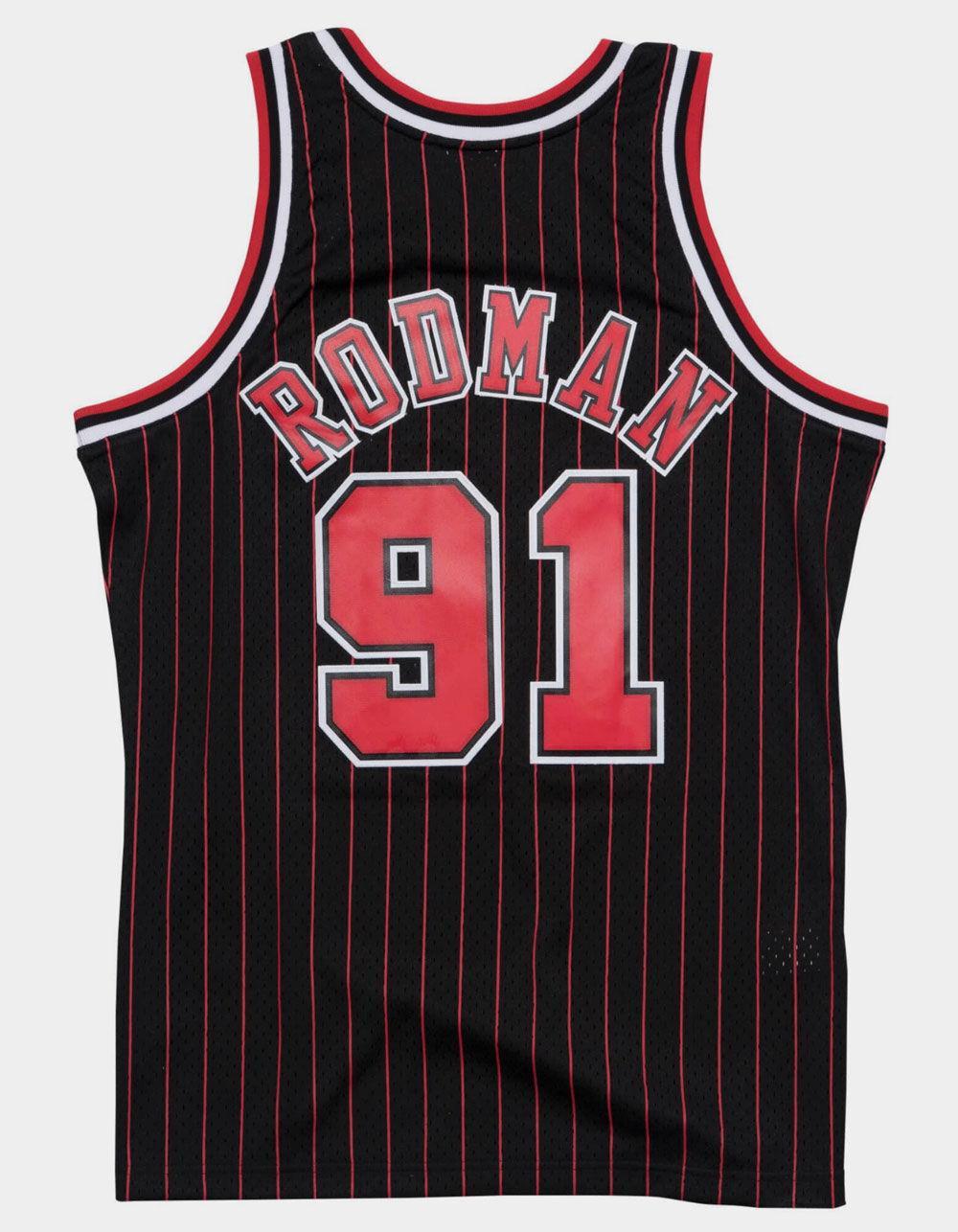 MITCHELL & NESS Swingman 1995-96 Chicago Bulls Alternate Dennis Rodman Jersey Product Image