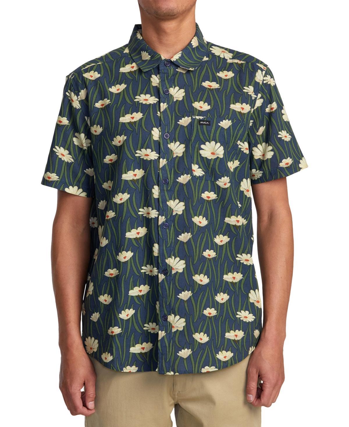 Rvca Mens Rvgazi Short Sleeve Shirt Product Image