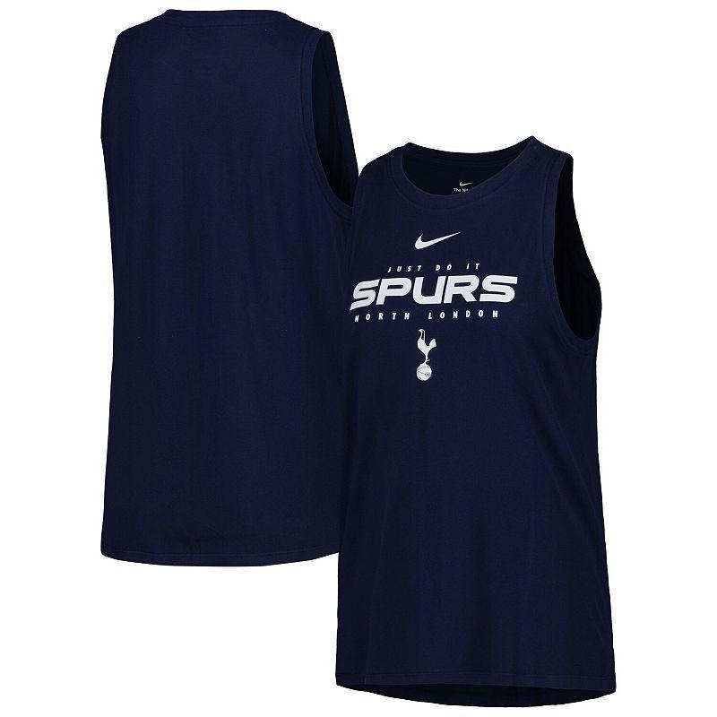 Womens Nike Navy Tottenham Hotspur Lockup Tomboy Performance Tank Top Tot Blue Product Image