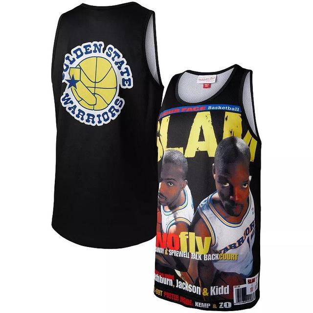 Mens Mitchell & Ness Tim Hardaway/Latrell Sprewell Golden State Warriors Slam Player Tank Top Product Image