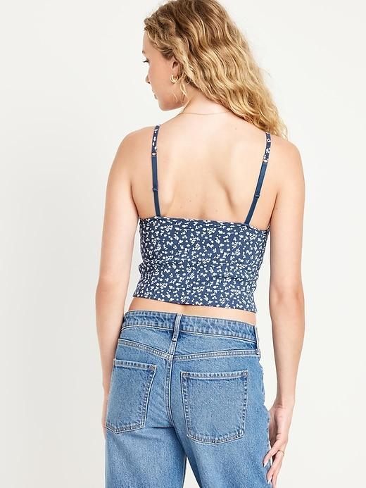 Fitted Ultra-Crop Ribbed Cami Product Image