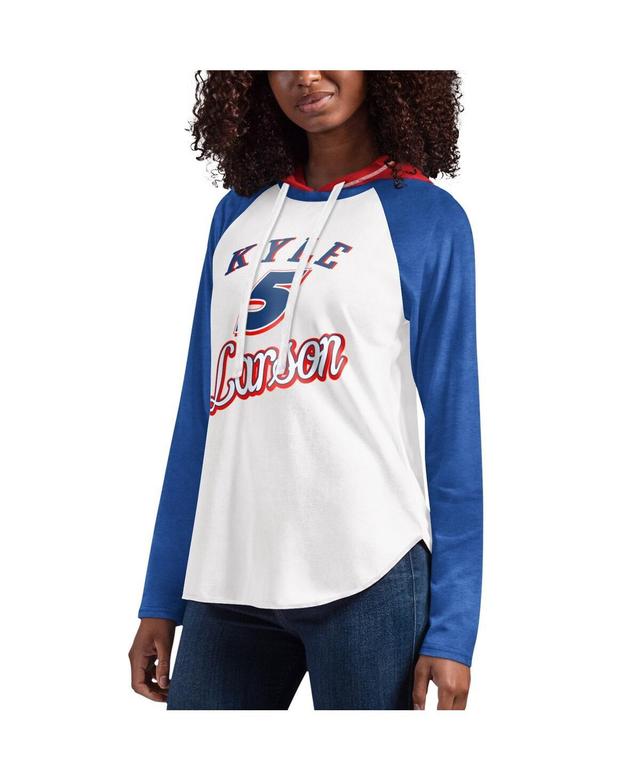 Womens G-III 4Her by Carl Banks Philadelphia Eagles MVP Raglan Hooded Long Sleeve T-Shirt Product Image