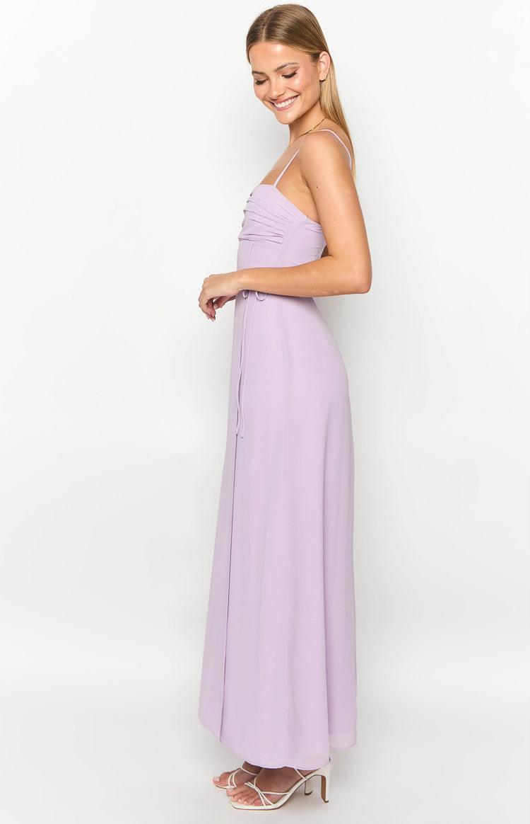 Flossie Lilac Maxi Sleeveless Dress Product Image