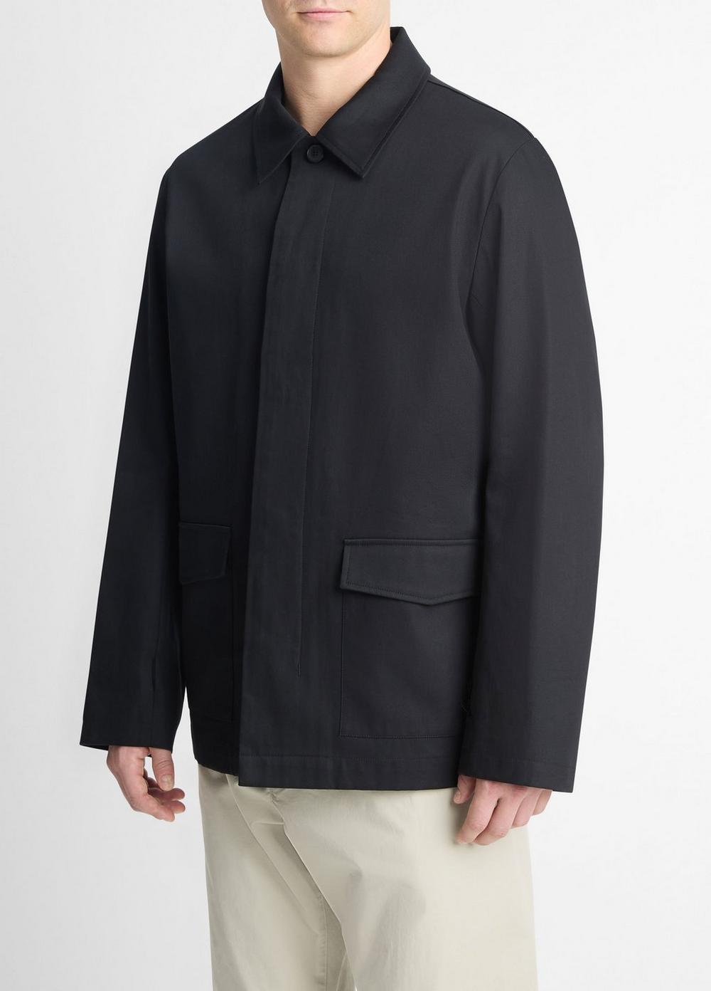 Short Cotton Mac Coat Product Image