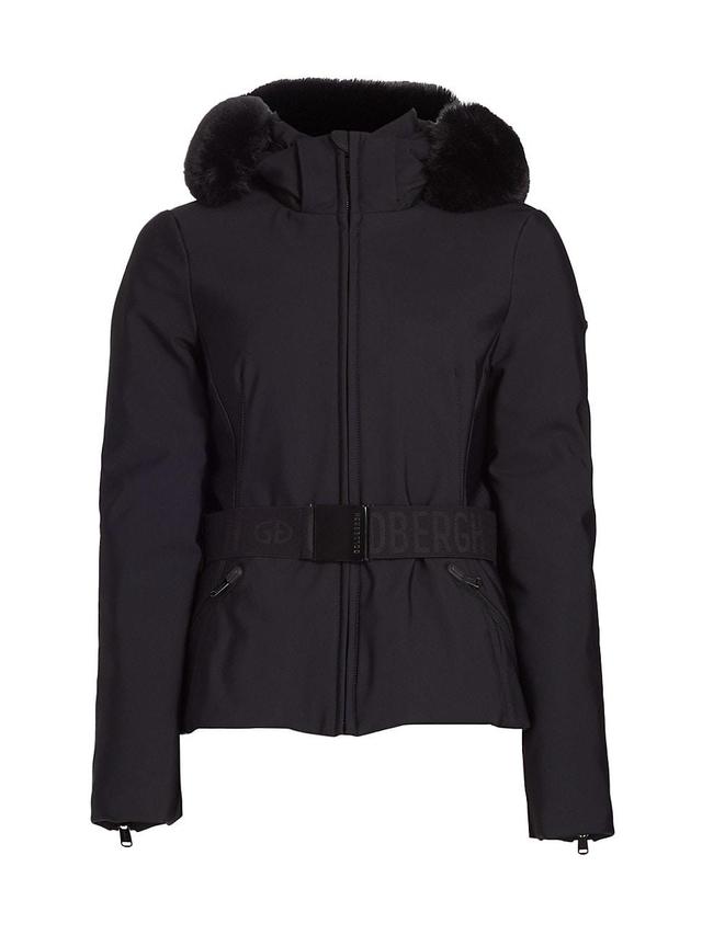 Goldbergh Hilda Faux Fur Trim Hooded Jacket Product Image