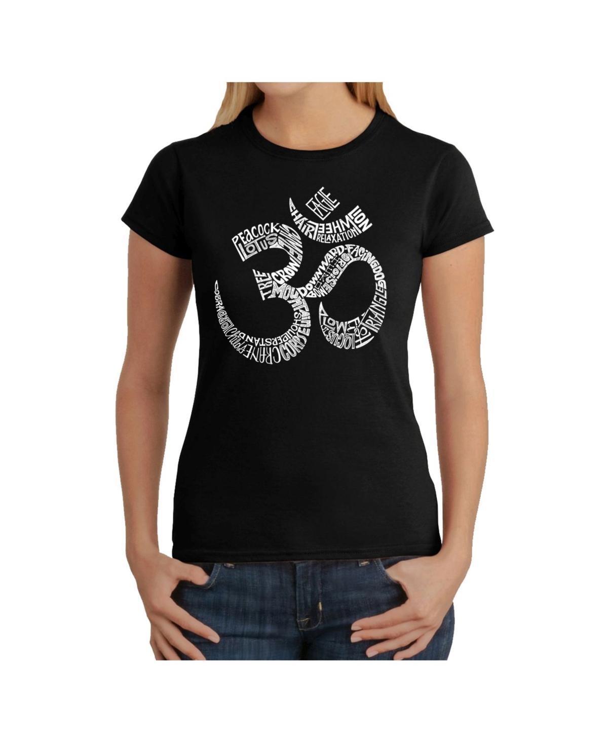 Womens Word Art T-Shirt - Poses Om Product Image