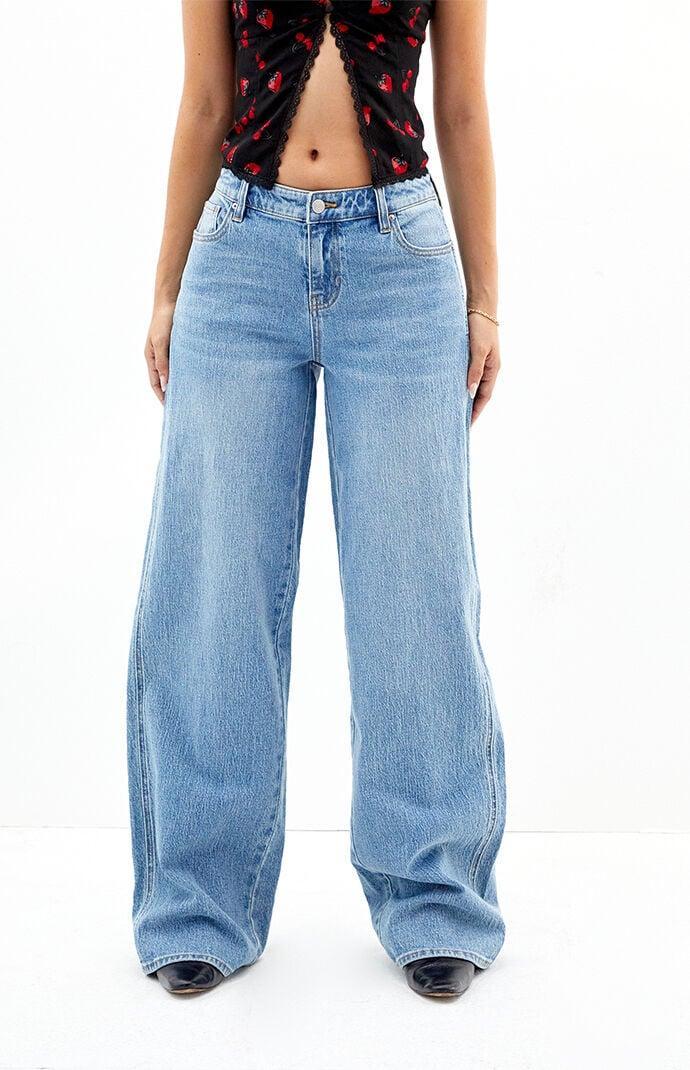 Women's Stretch Curve Low Rise Baggy Jeans - product image