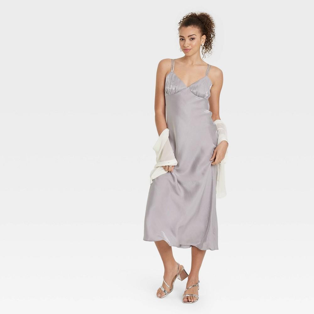 Womens Iridescent Maxi Slip Dress - Wild Fable XXS Product Image