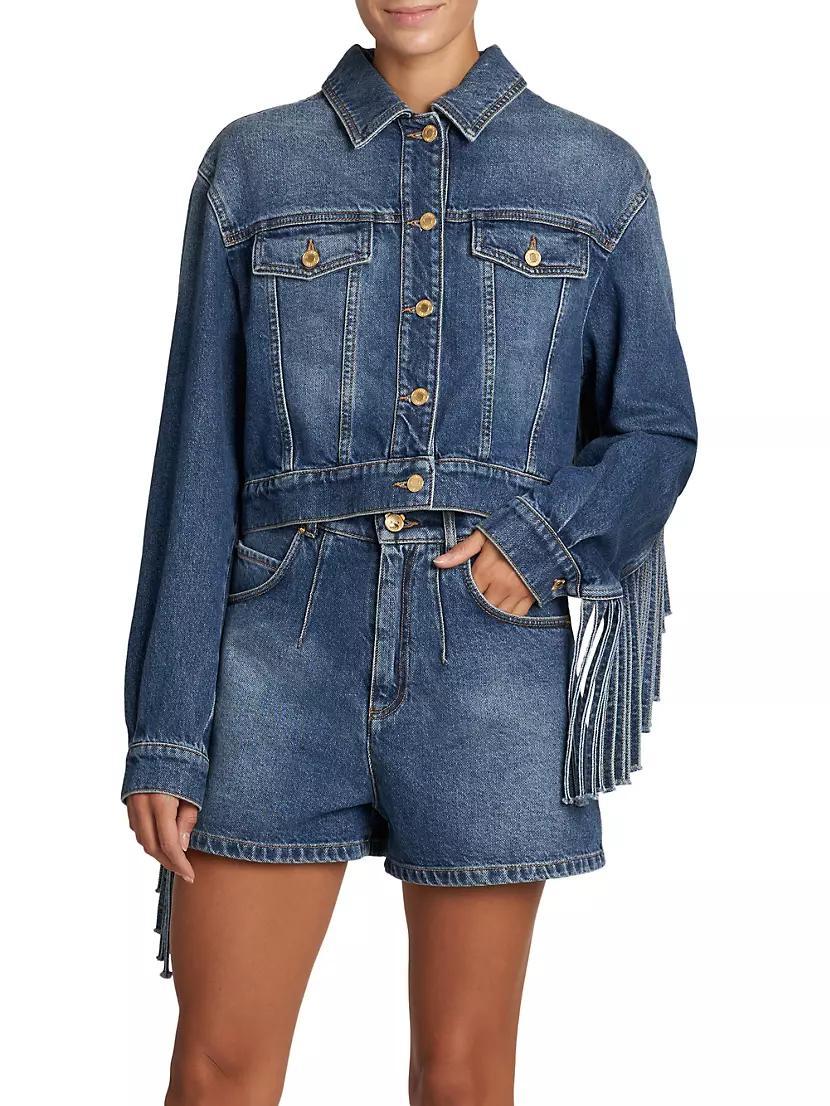 Archive Fringes Denim Jacket Product Image