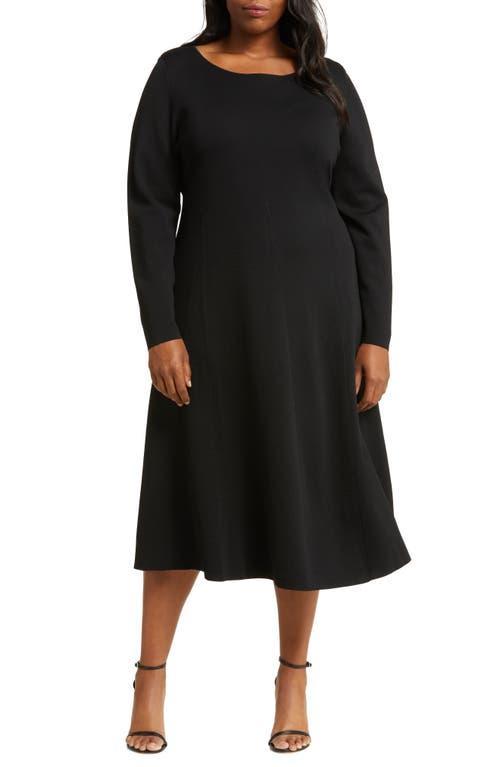 Womens Gabrielle Knit Long Sleeve Dress Product Image