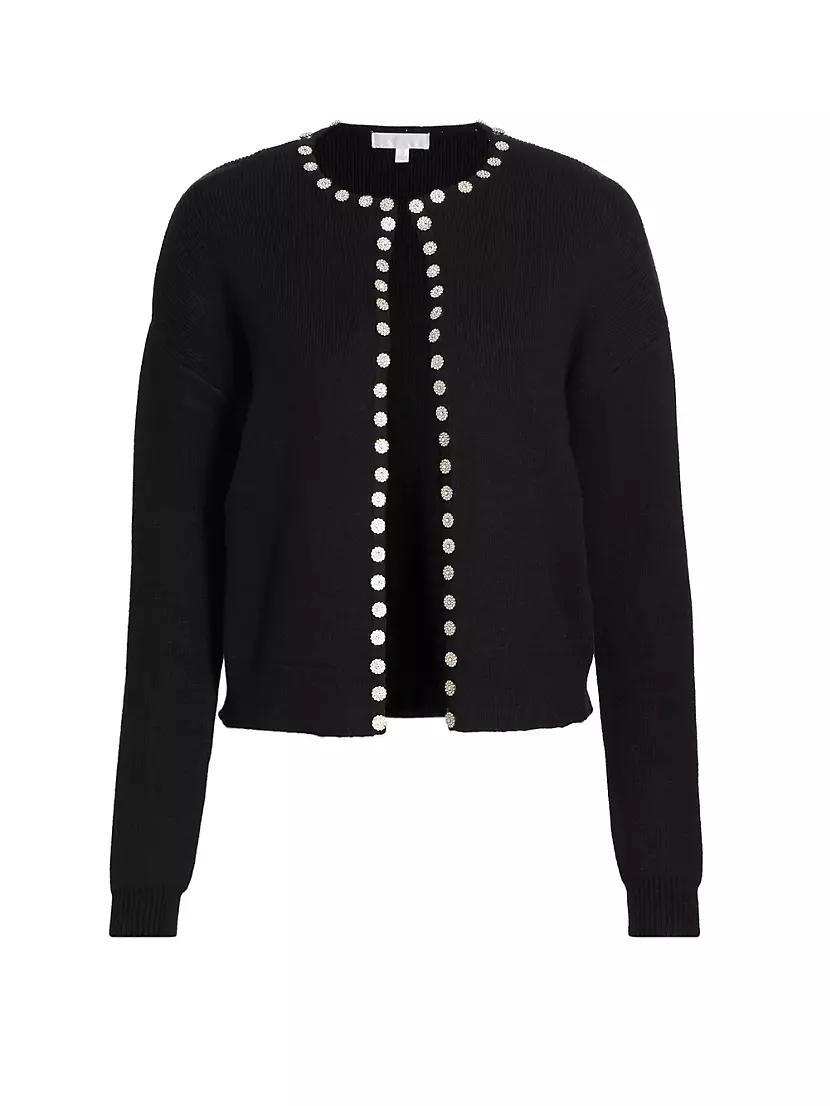 Embellished Crewneck Cardigan Product Image