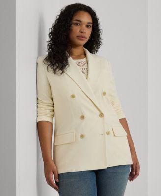 Plus Size Double-Breasted Blazer Product Image